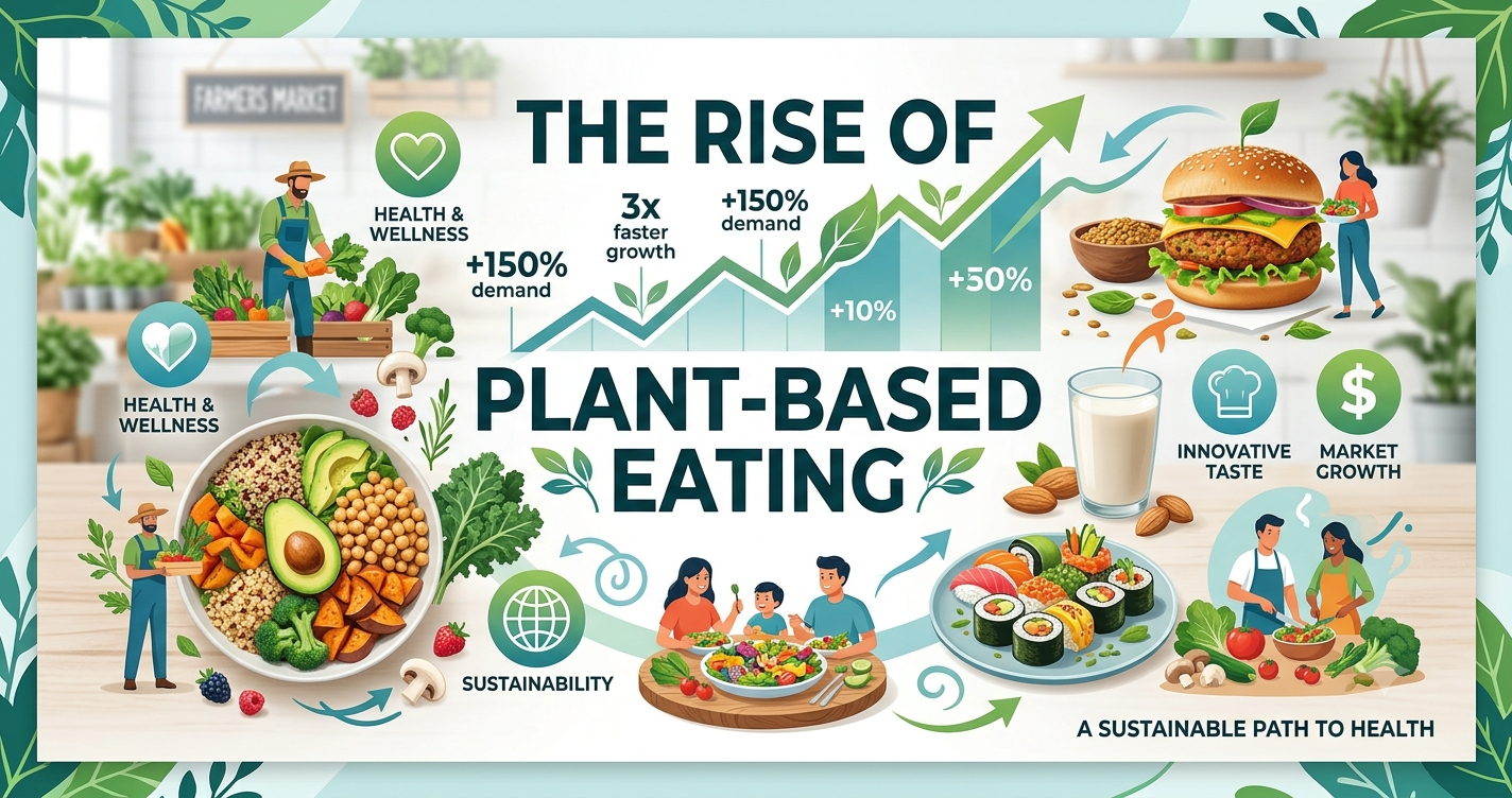 The Rise of Plant-Based Eating